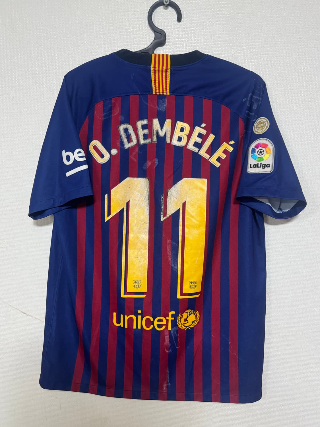 나이키 바르셀로나 18-19 홈 유니폼 반팔티 상품이미지2