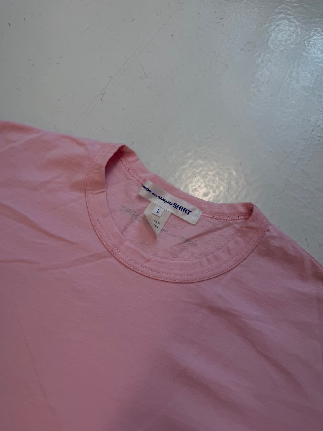 Comme Des Garcons Shirt 핑크 티셔츠 상품이미지2