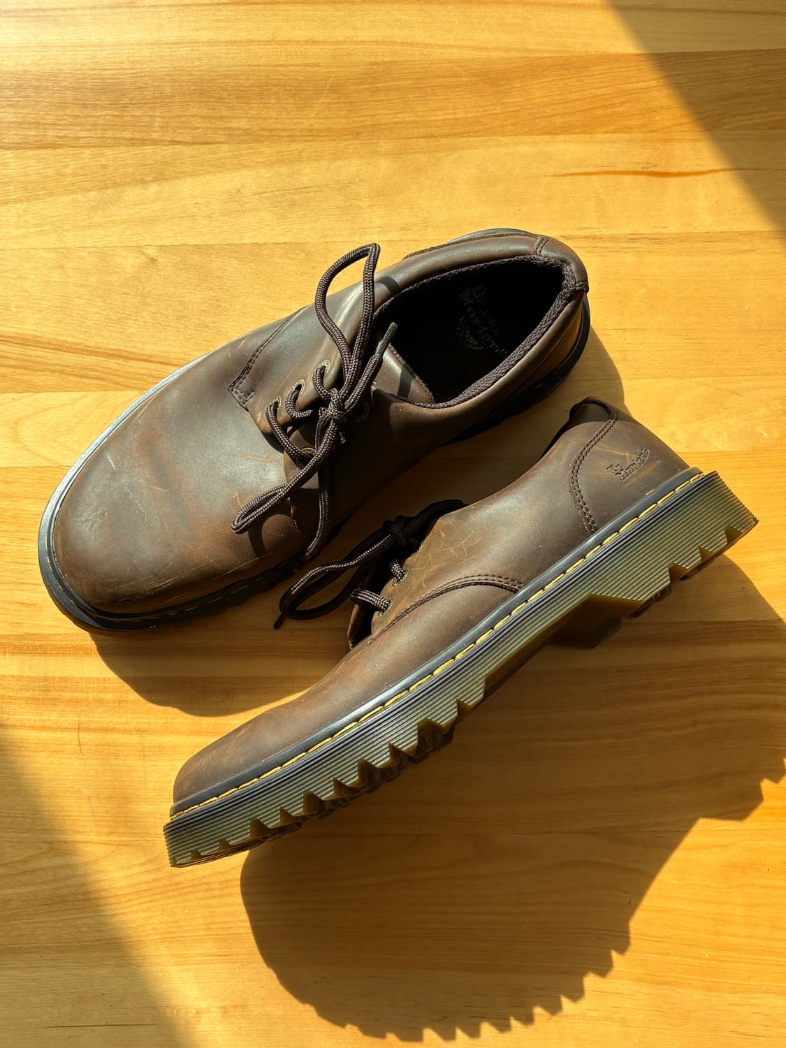 Vintage Dr.Martens KENT 브라운 레더 더비 UK9 상품이미지2