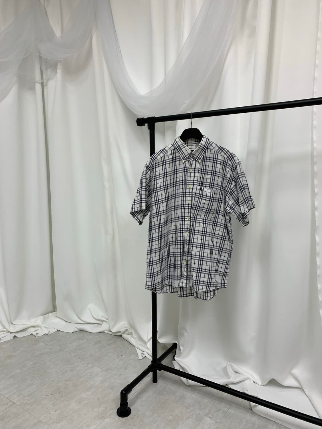 Burberry check short-sleeve shirt 상품이미지1
