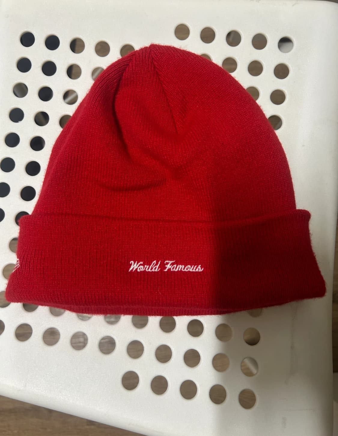 슈프림 뉴에라 박스로고 비니 레드 상품이미지4