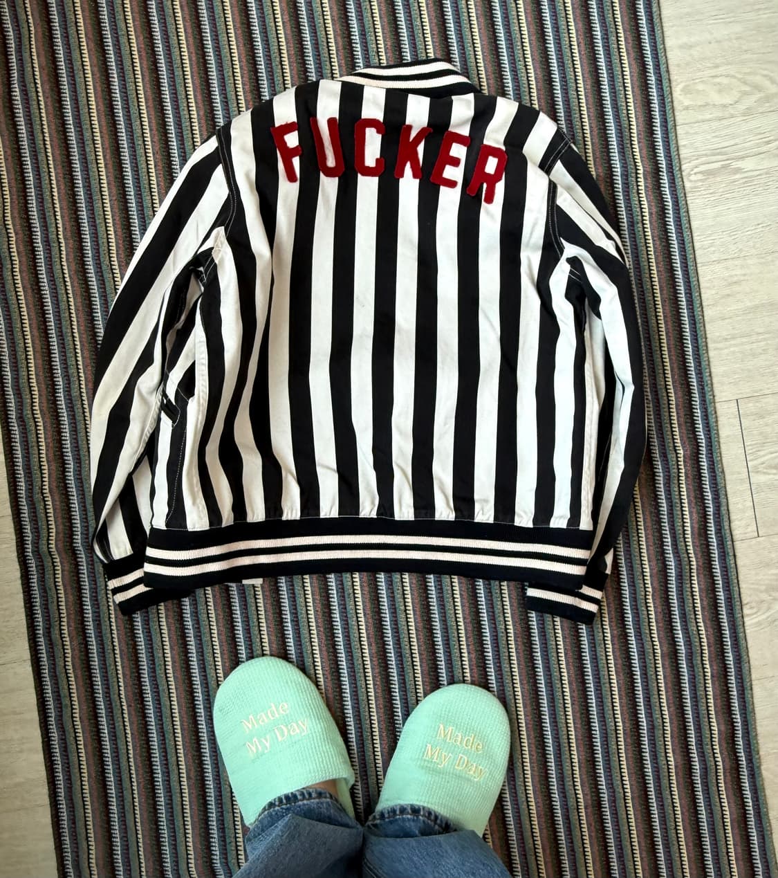 와코마리아 스트라이프 자켓 상품이미지2