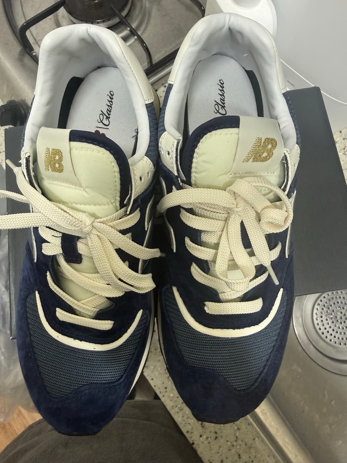 뉴발란스 574 레거시 네이비 U574LGBB/ 270판매 상품이미지1