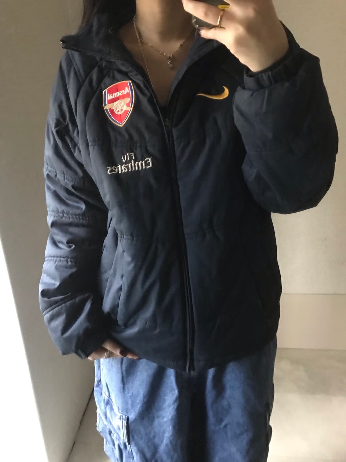 나이키 아스날 네이비 패딩 상품이미지5