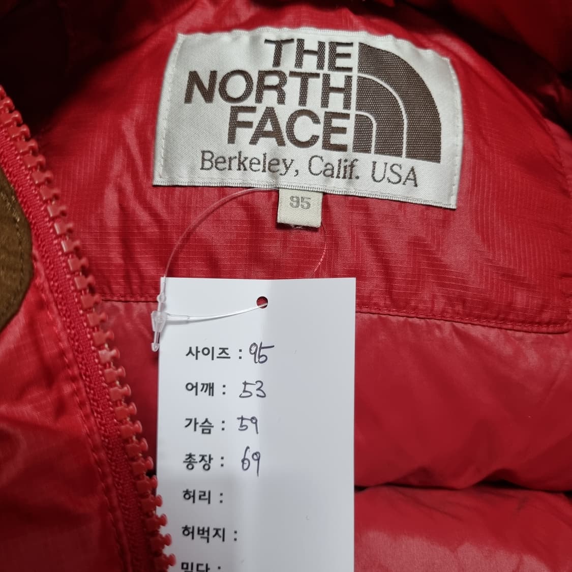 노스페이스 눕시700 스웨이드 한정판 패딩 상품이미지6