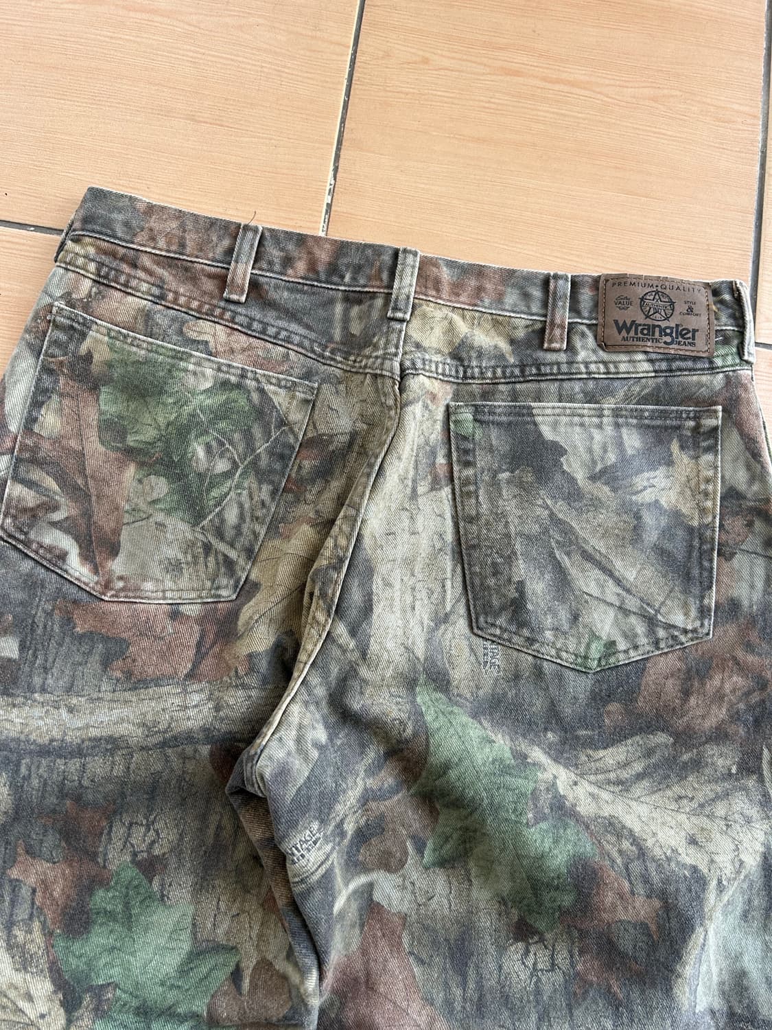 90‘s 랭글러 리얼트리 더블니팬츠 36(35) 상품이미지5