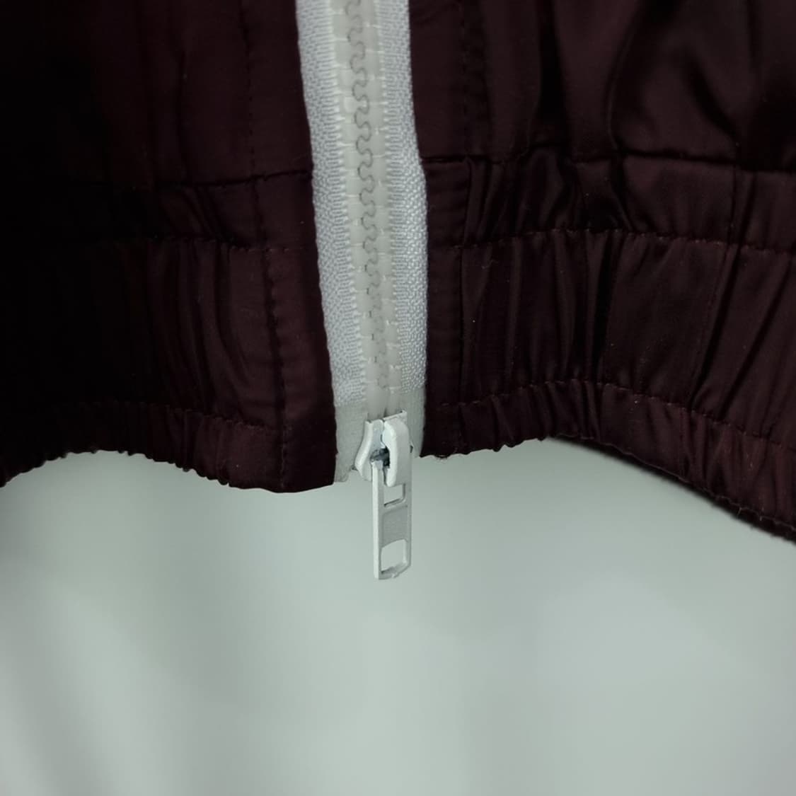 [배드블러드] 그래픽 자수 오버핏 사틴 블루종 자켓 버건디 M19213 상품이미지8