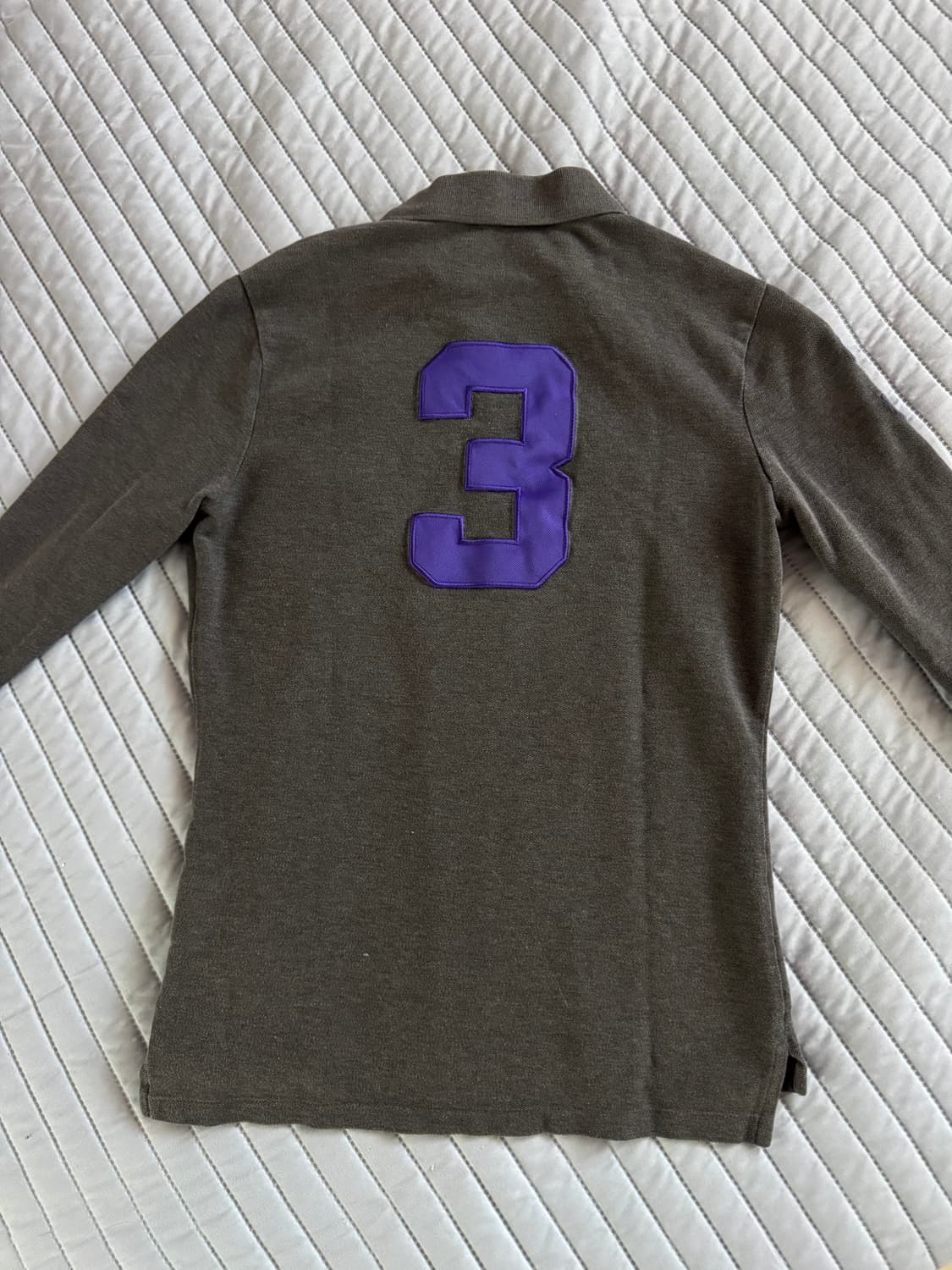 폴로 랄프로렌  퍼플 빅포니 카라티 상품이미지3