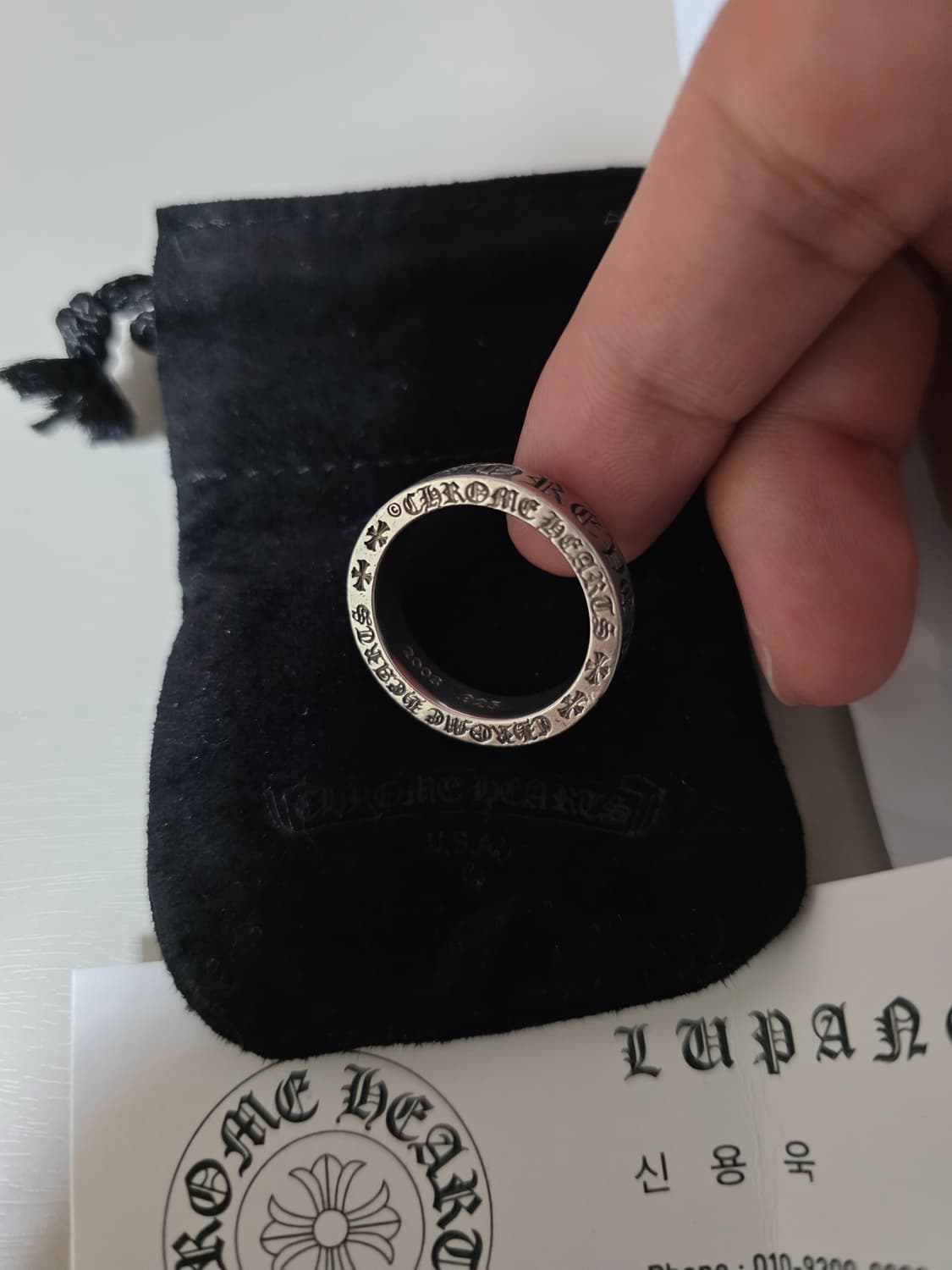 [풀구성,세척완료]크롬하츠 포에버링 us10 상품이미지2