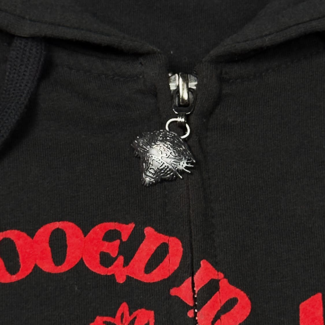 (M) 에드 하디 타이거 로고 후드집업 블랙 상품이미지5
