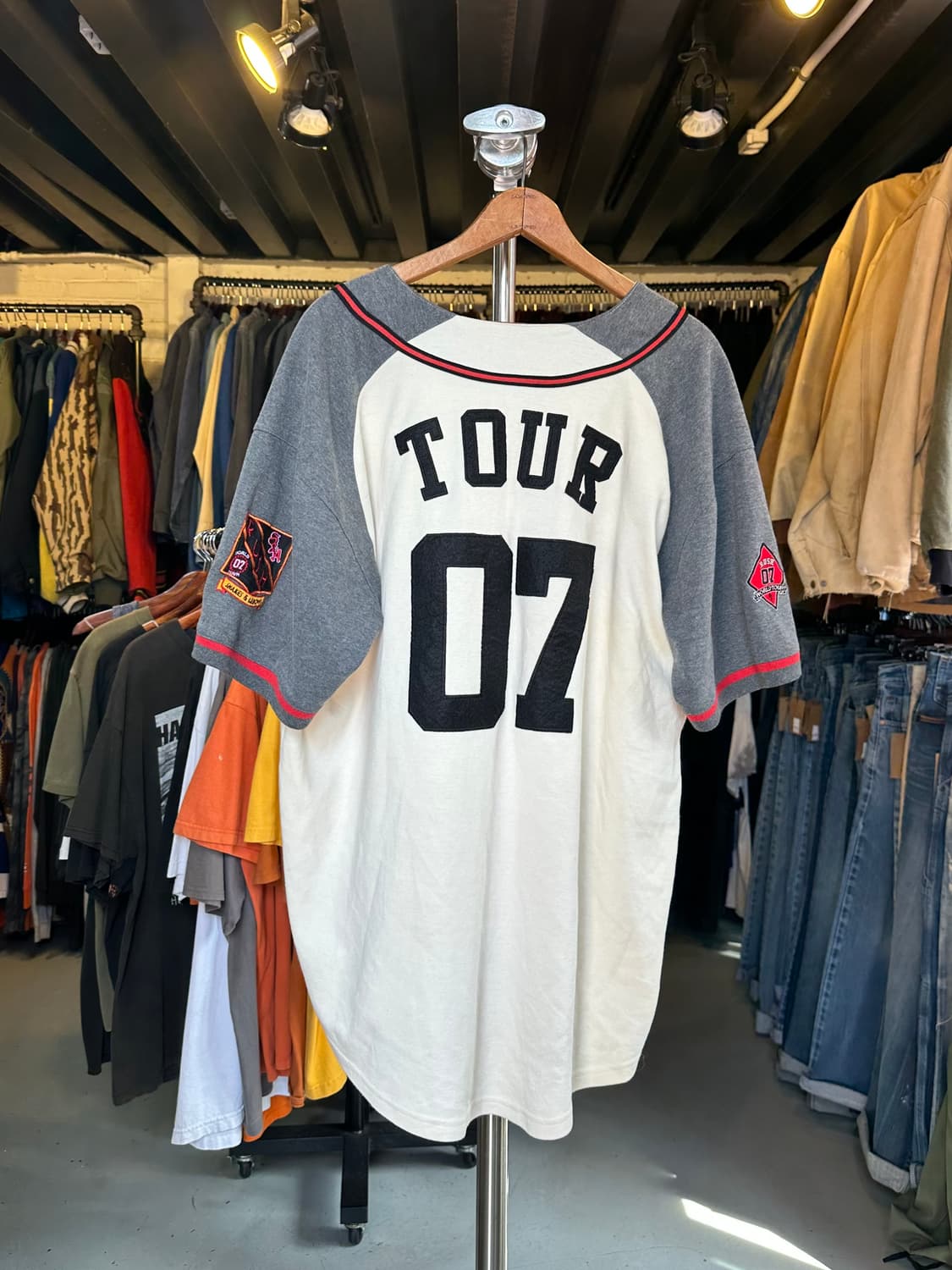 러시 Rush 락밴드 투어 2007 베이스볼 져지  상품이미지2