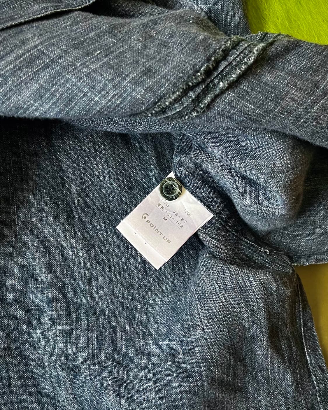 80-90s Issey Miyake HAI 1/2 Denim Shirt 상품이미지7