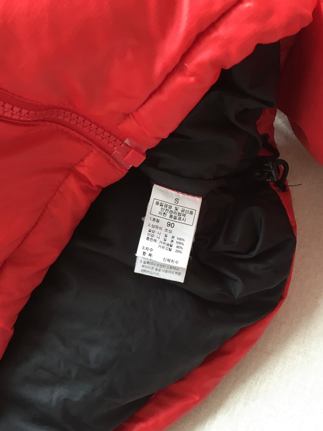 노스페이스 가슴로고 눕시패딩 상품이미지5