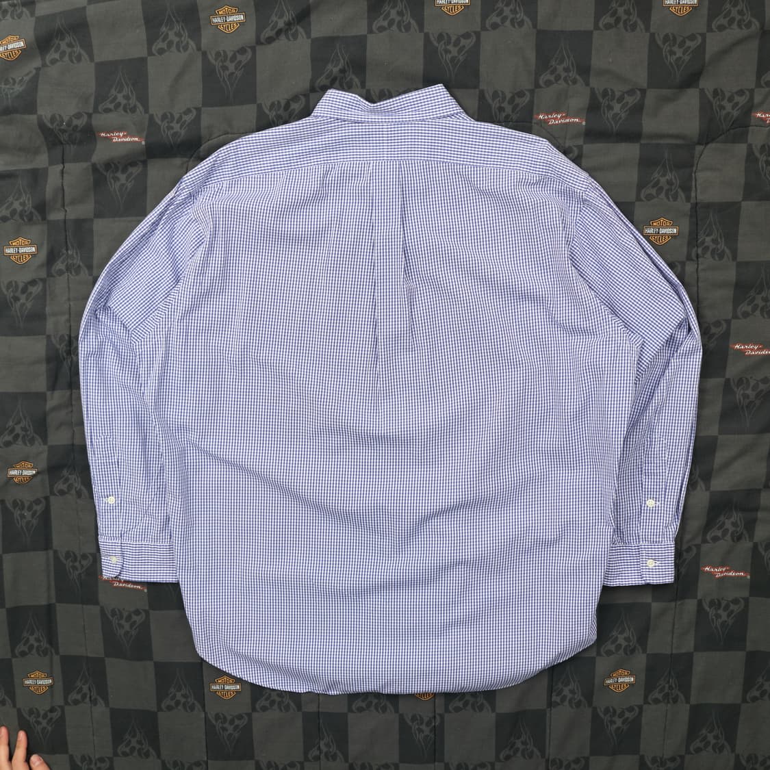 폴로 깅엄 체크 셔츠 2XL B78 상품이미지5