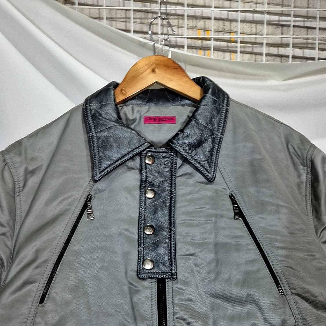 Vtg_투톤 봄버 자켓 상품이미지3