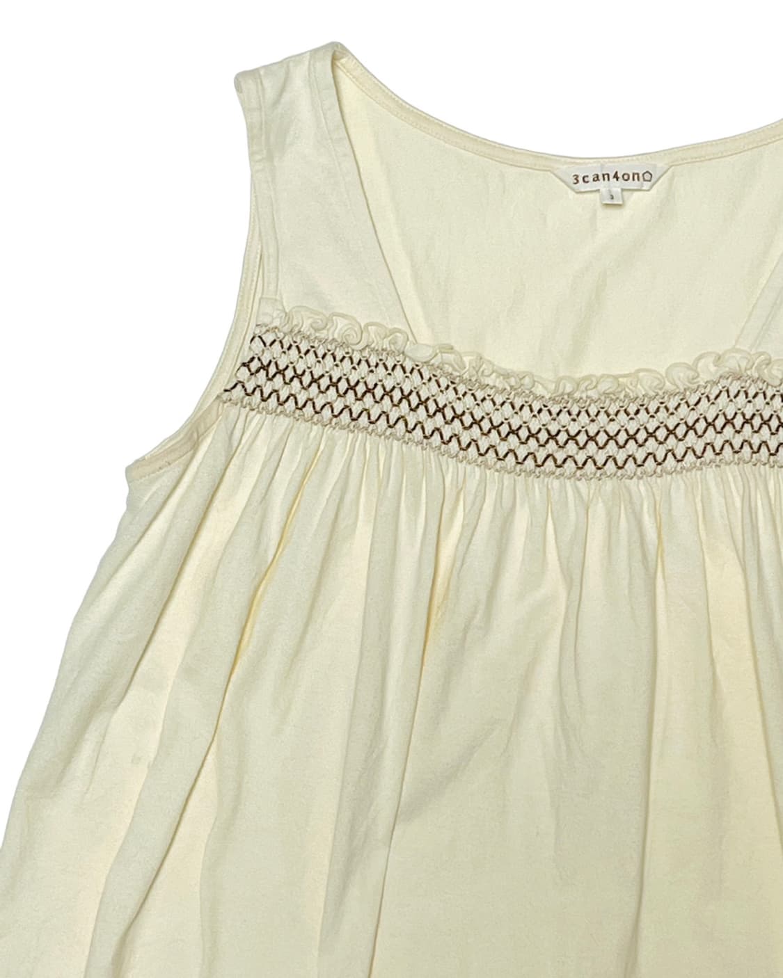 Ivory banding sleeveless 상품이미지2