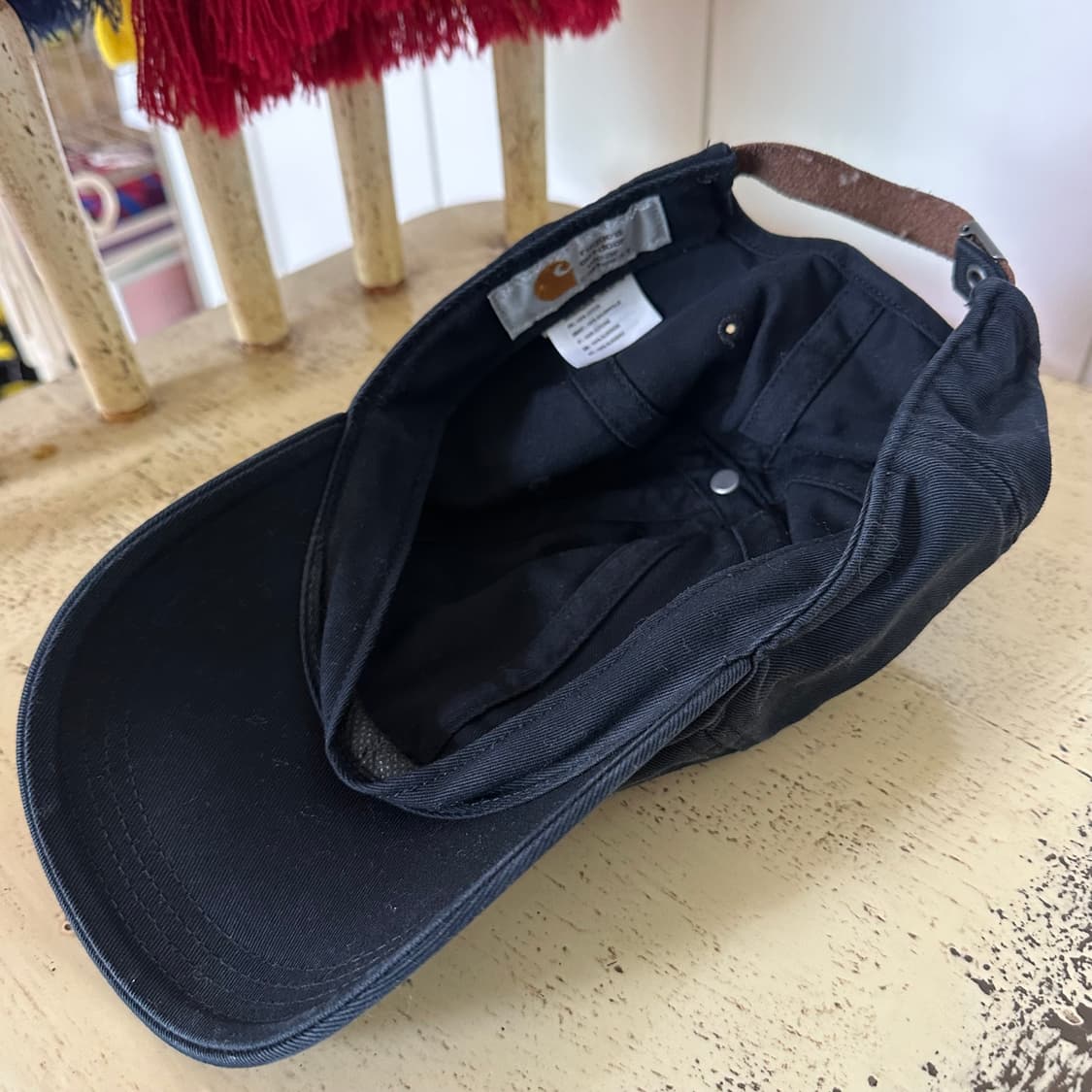 칼하트 볼캡 블랙 상품이미지2