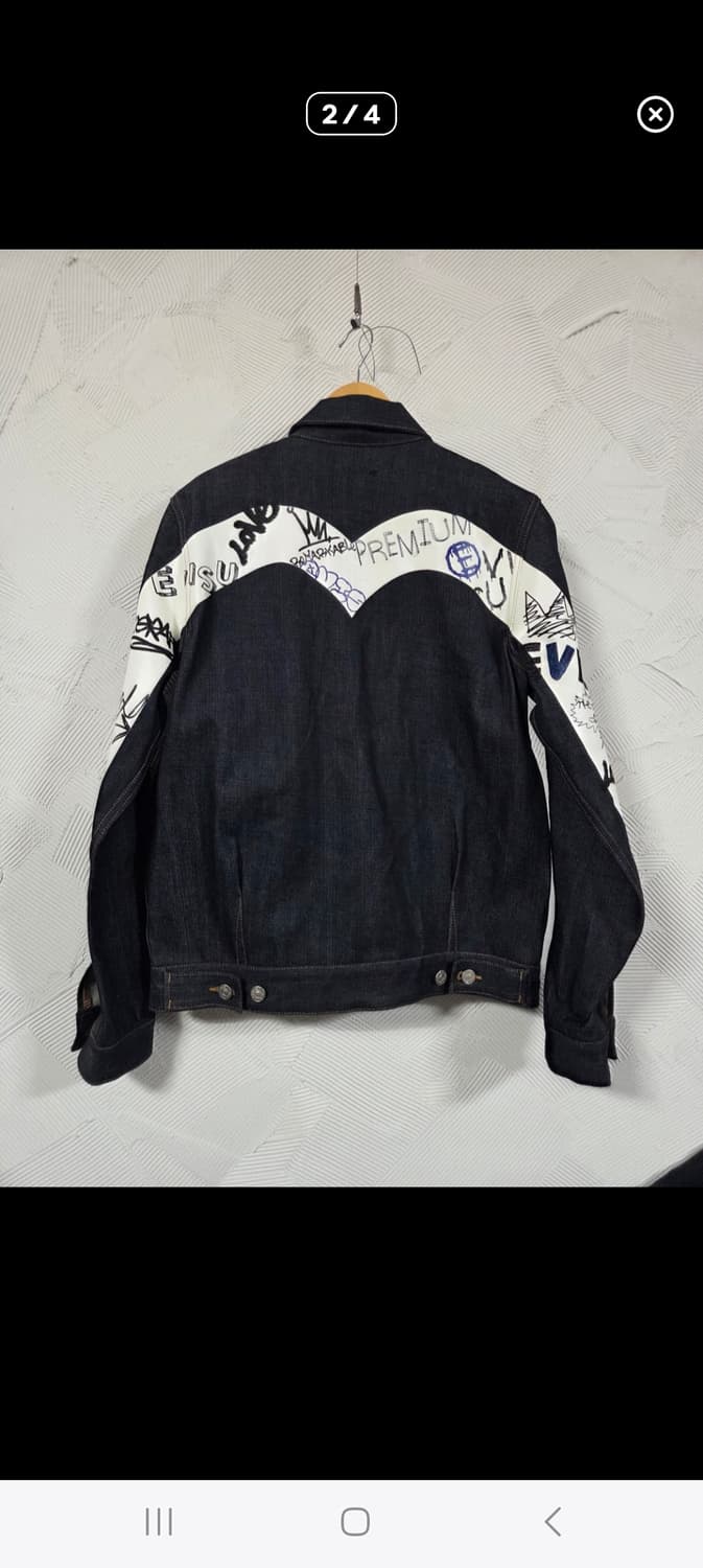 에비수 생지데님자켓 M 급처합니다 상품이미지2