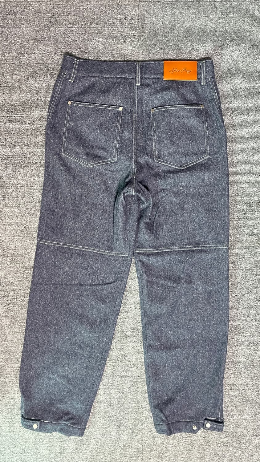 애프터프레이 카펜터 울 워크 팬츠 인디고 (M) 상품이미지2