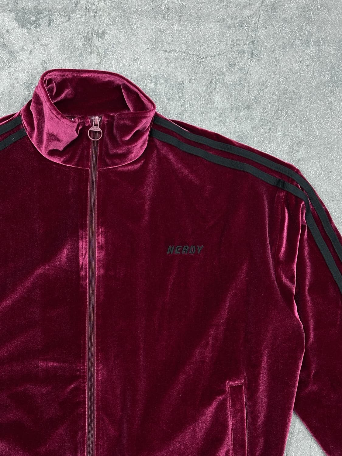 널디 벨벳 트랙 집업 상품이미지2