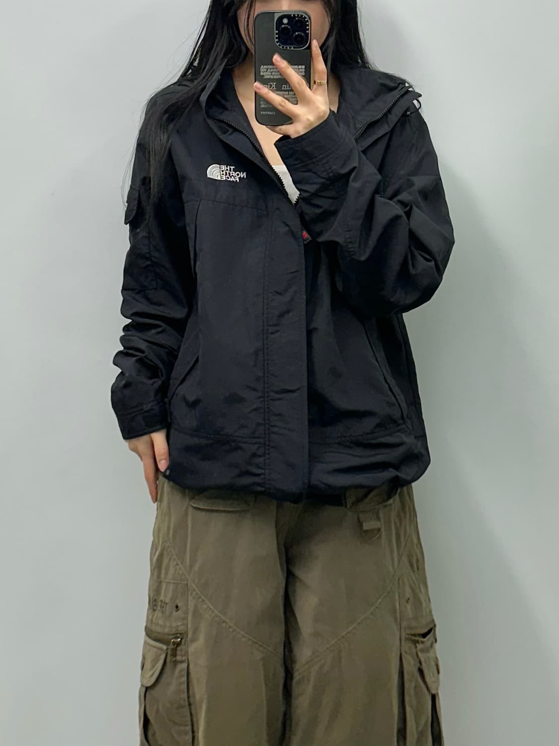 노스페이스 하이벤트 포켓 블랙 바람막이 상품이미지1