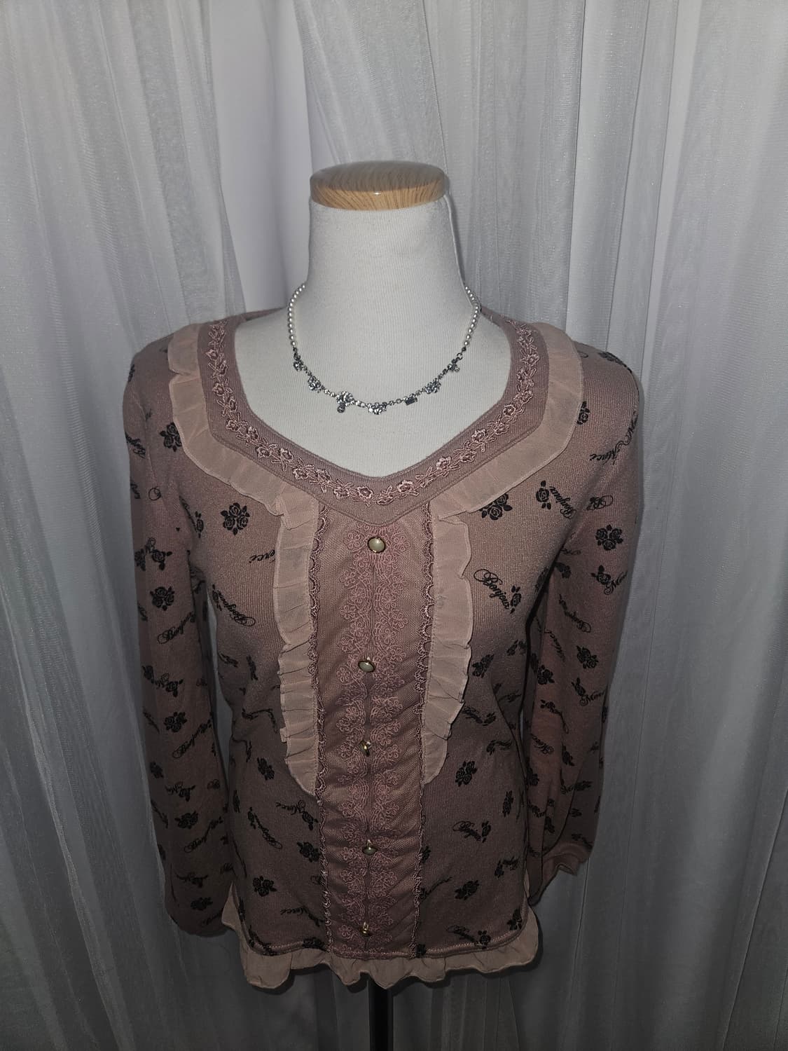 axes femme 엑시즈팜 로즈밀크티🌹 블라우스 상품이미지2