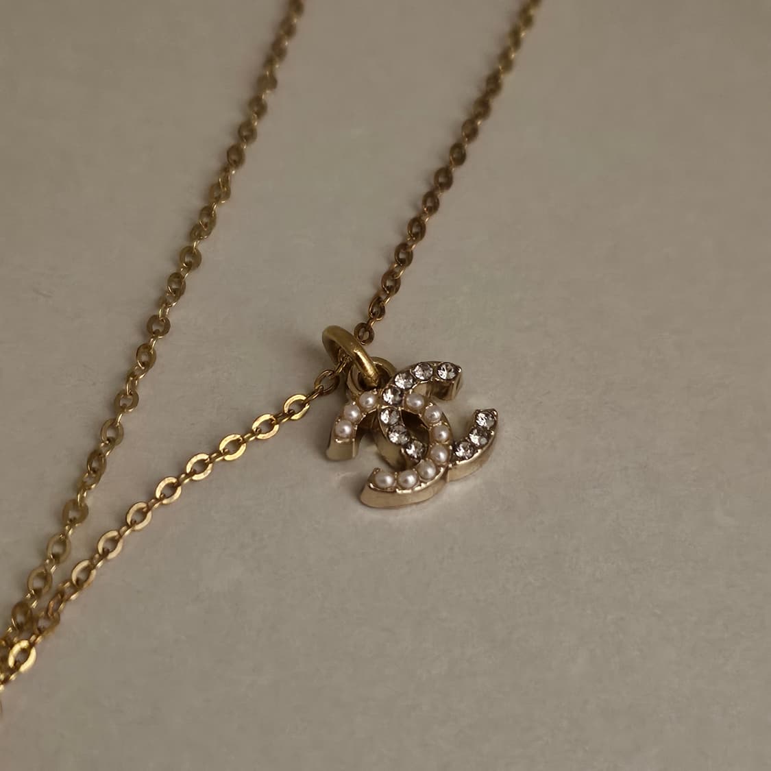 샤넬 925실버 하프CC 목걸이 빈티지 업사이클링  상품이미지2