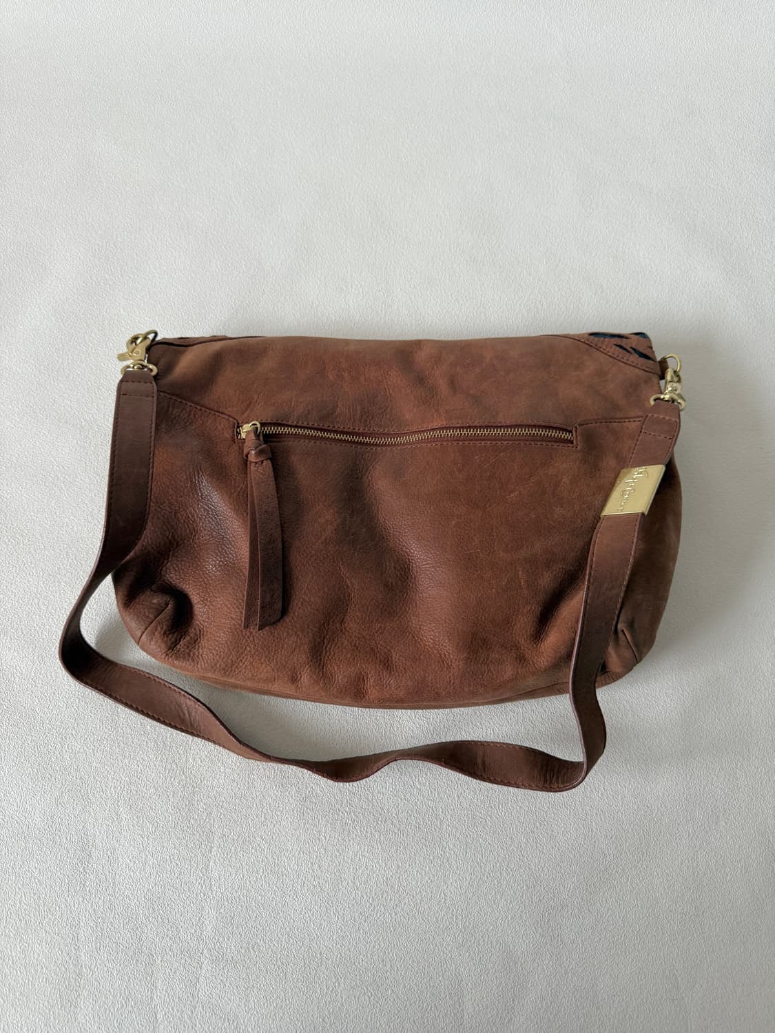 Pre owned 레더 토트 크로스백 상품이미지7