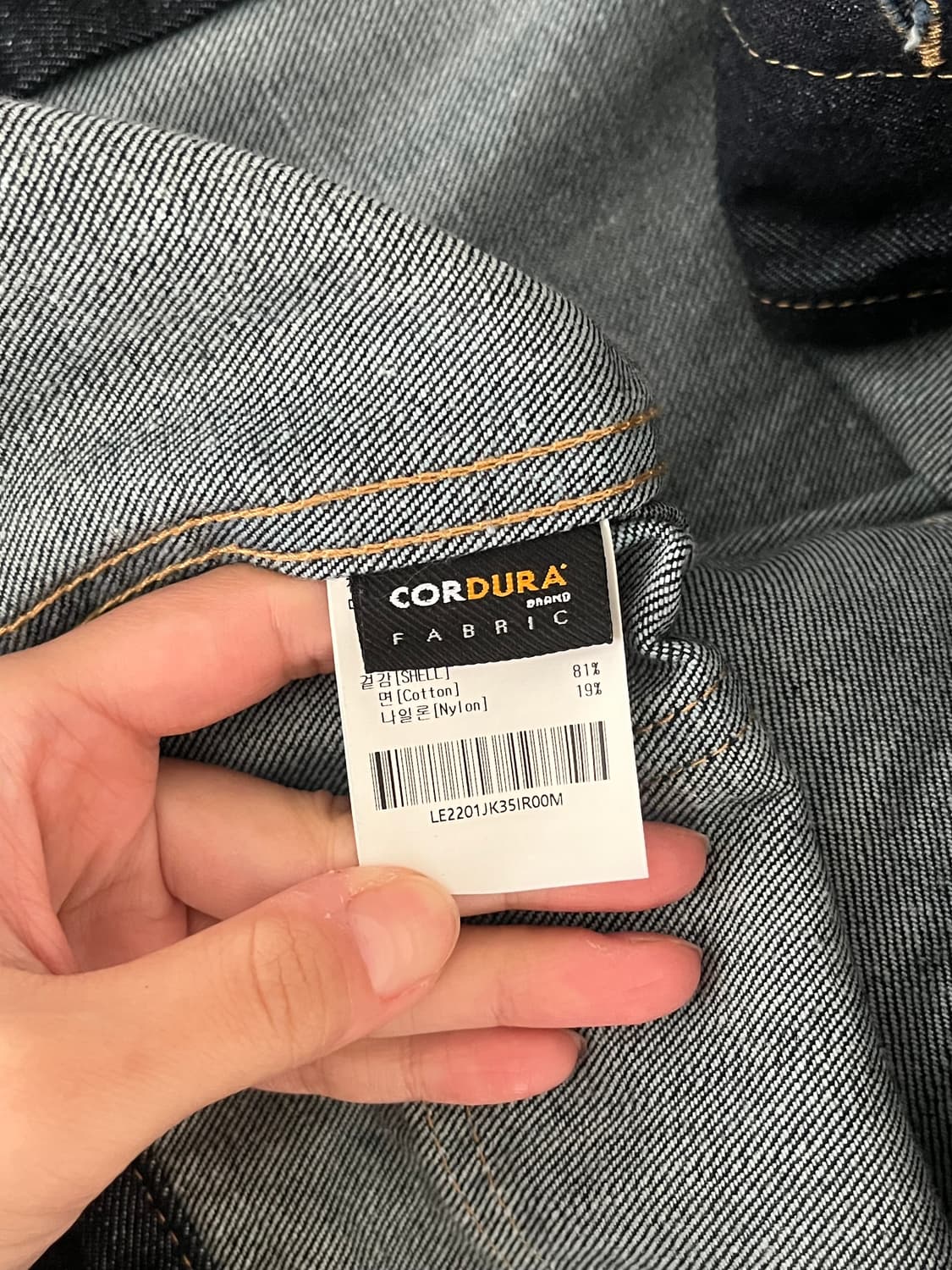 M) 리 LEE 생지 데님 트러커 자켓 상품이미지5