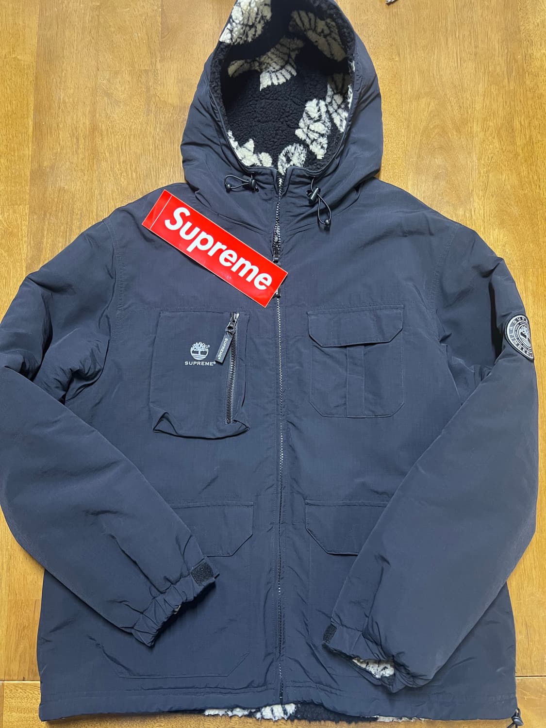 슈프림X팀버랜드 테크웨어자켓 블랙 상품이미지1