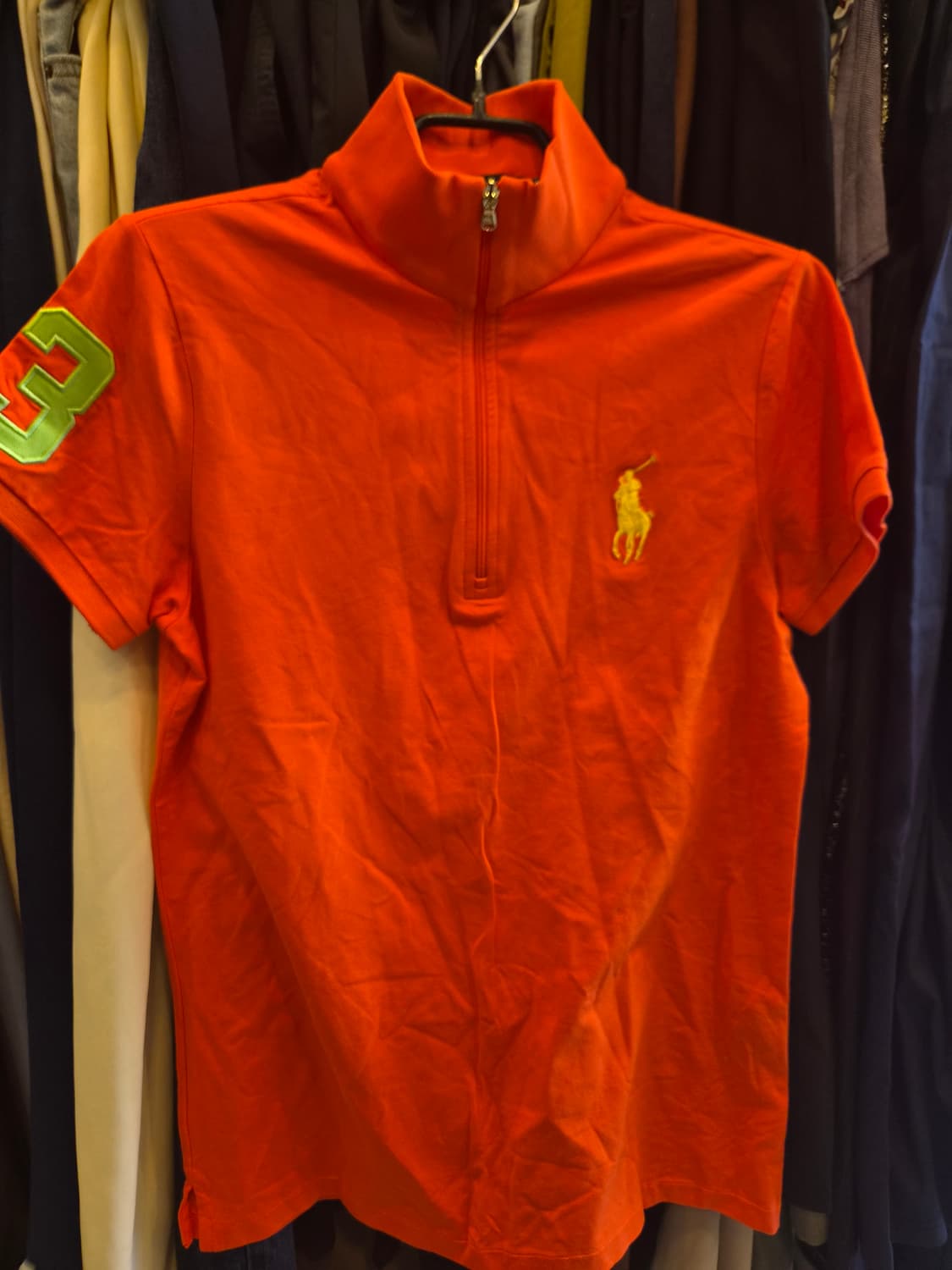 랄프로렌 골프 라인 1/2 zip  폴로티셔츠 상품이미지1