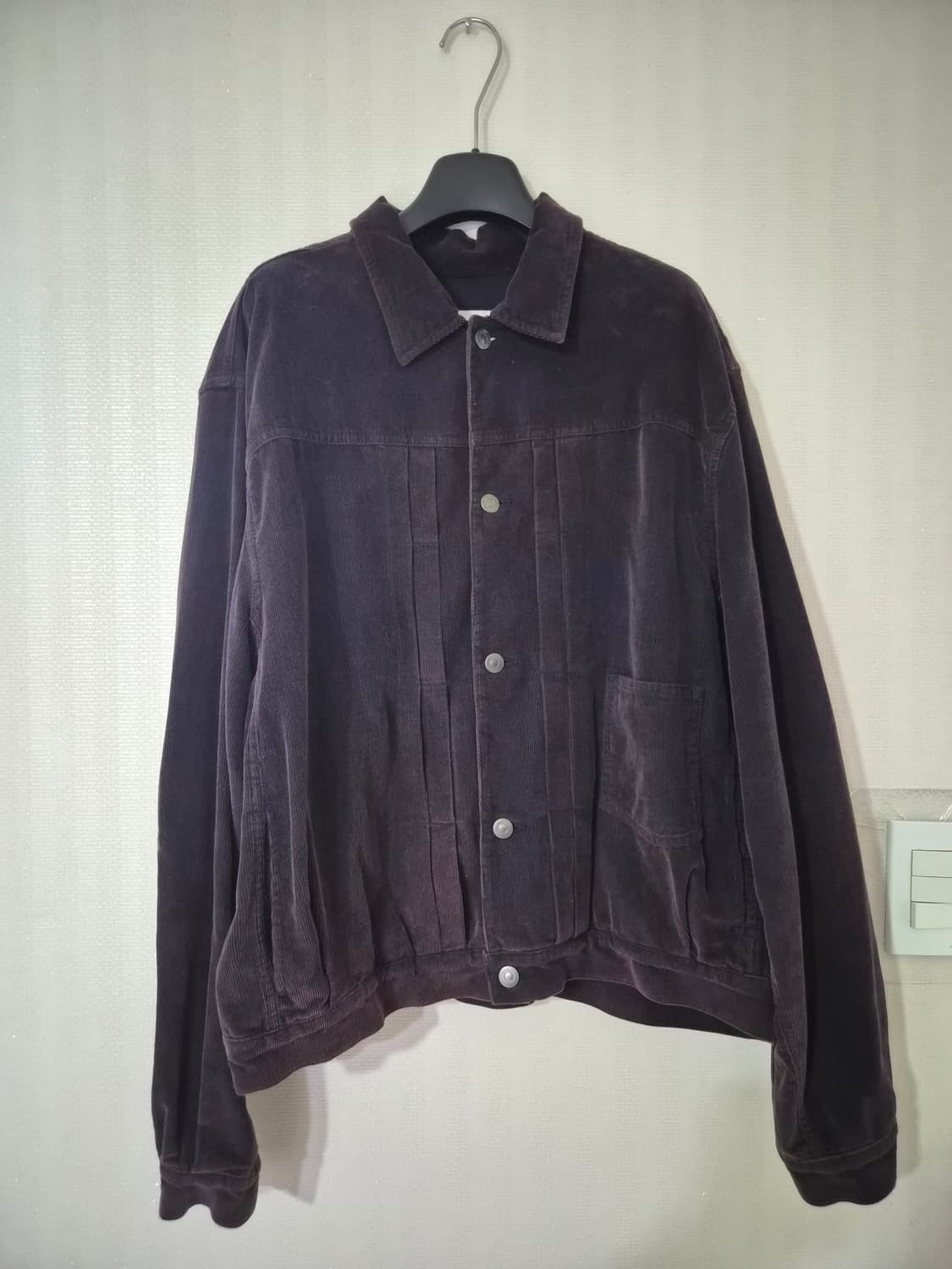 아트이프액츠 코듀로이 페이디드 트러커 L 상품이미지3