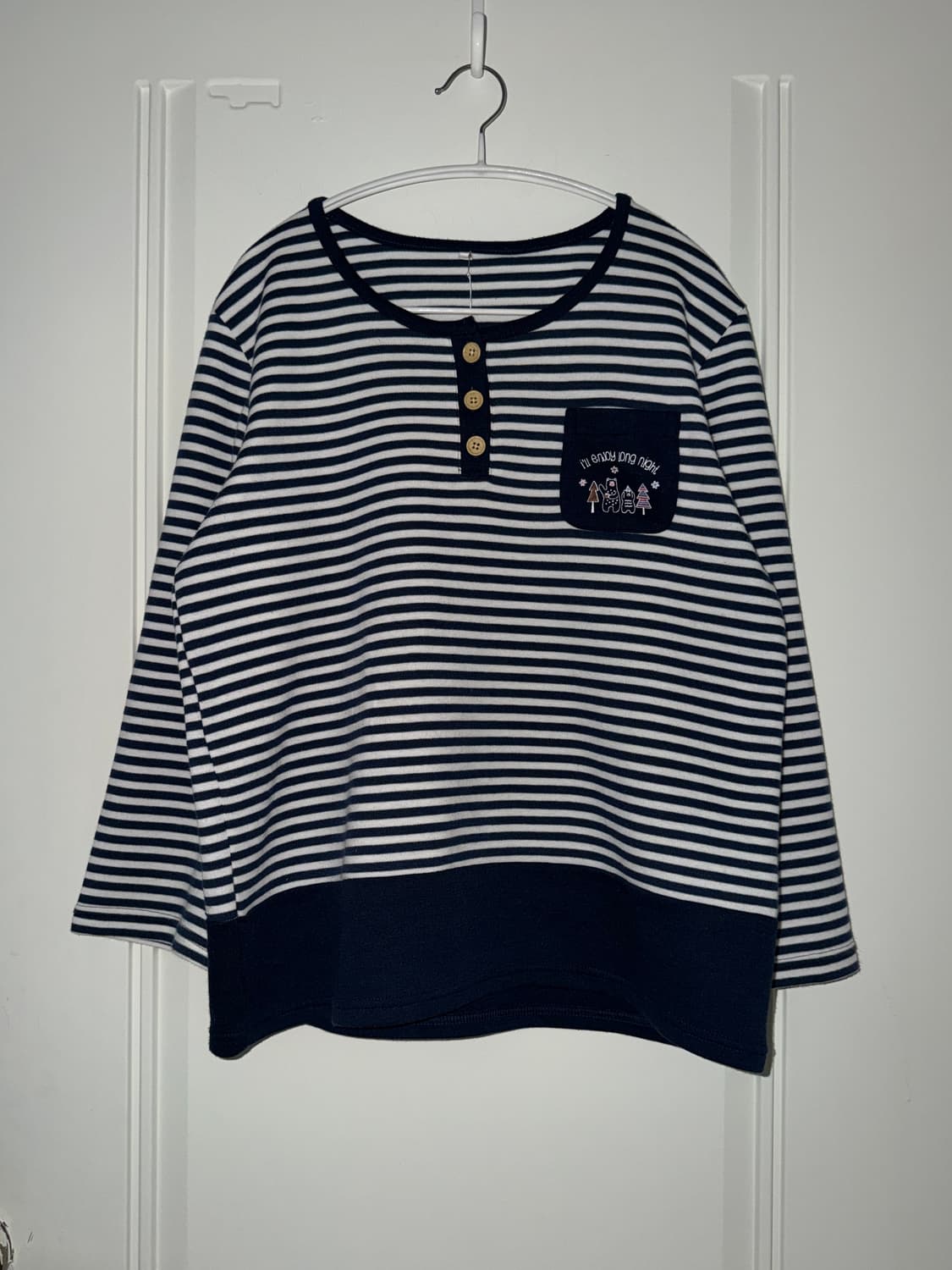 일본빈티지 모리걸 스트라이프 롱슬리브 상품이미지2