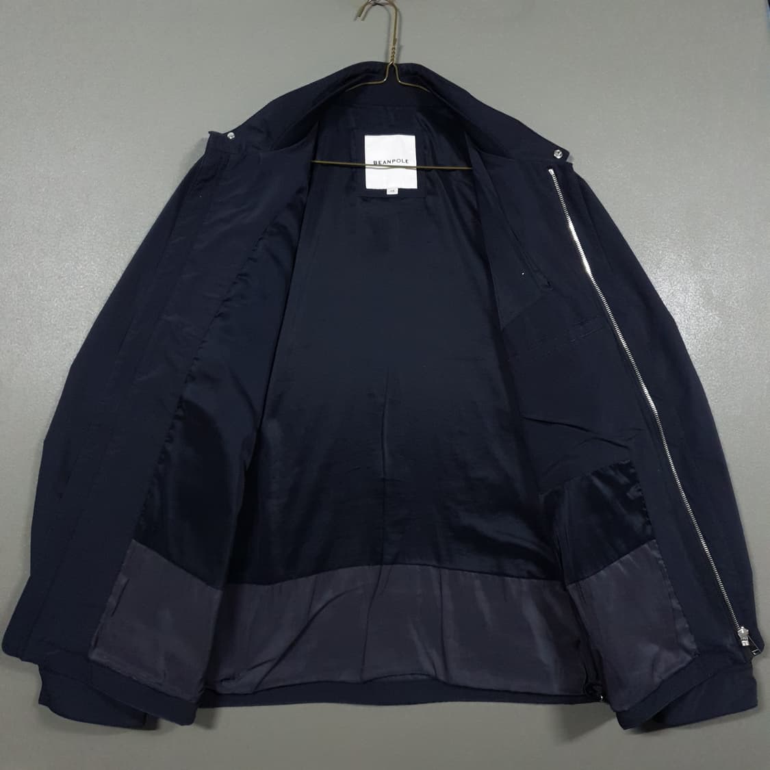 105 (XL) 빈폴 신형 네이비 클래식 모던 집업 블루종 다크네이비 상품이미지8