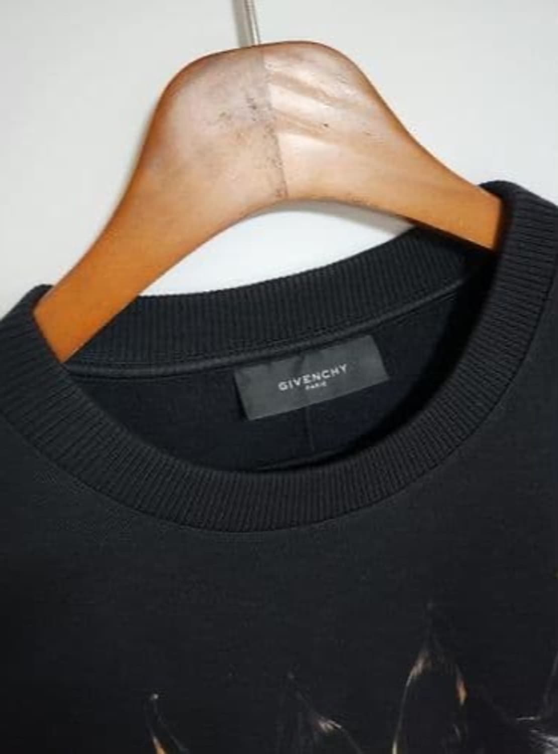 지방시 블랙 도베르만 프린팅 맨투맨 XS 상품이미지2