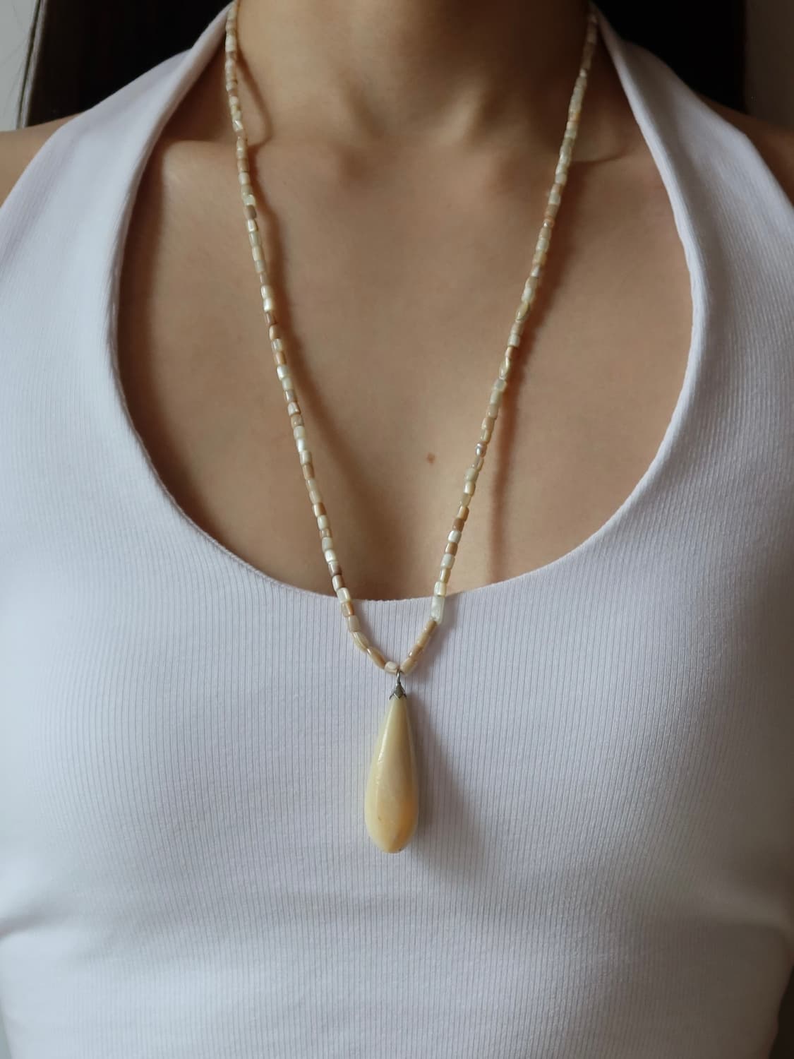 drop beaded necklace 상품이미지1