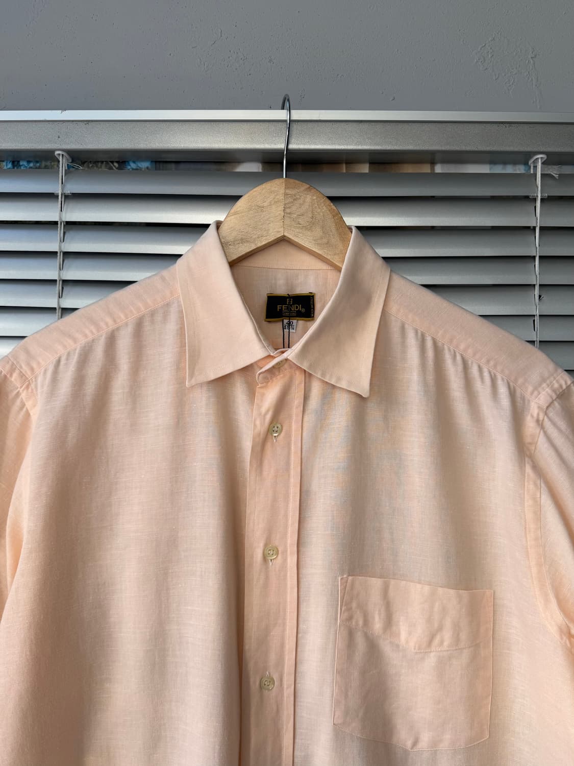 FENDI Italy made linen 반팔셔츠  상품이미지2
