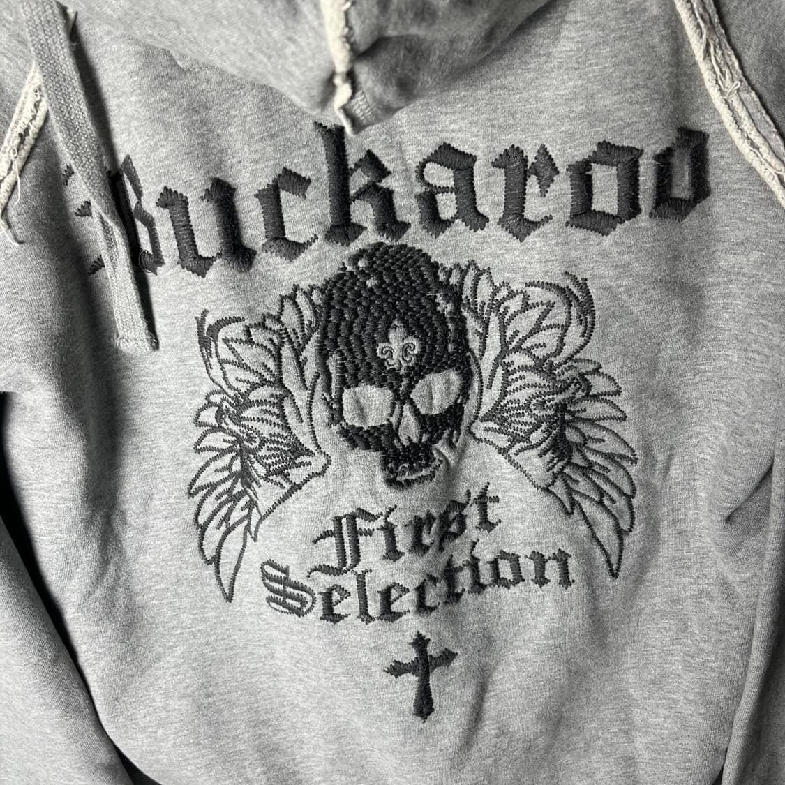 [Buckaroo] 버커루 스컬 펑크 그런지 후드집업 상품이미지5