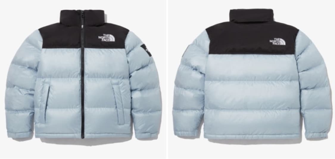 노스페이스 눕시 다운 자켓 스카이블루 L 상품이미지1