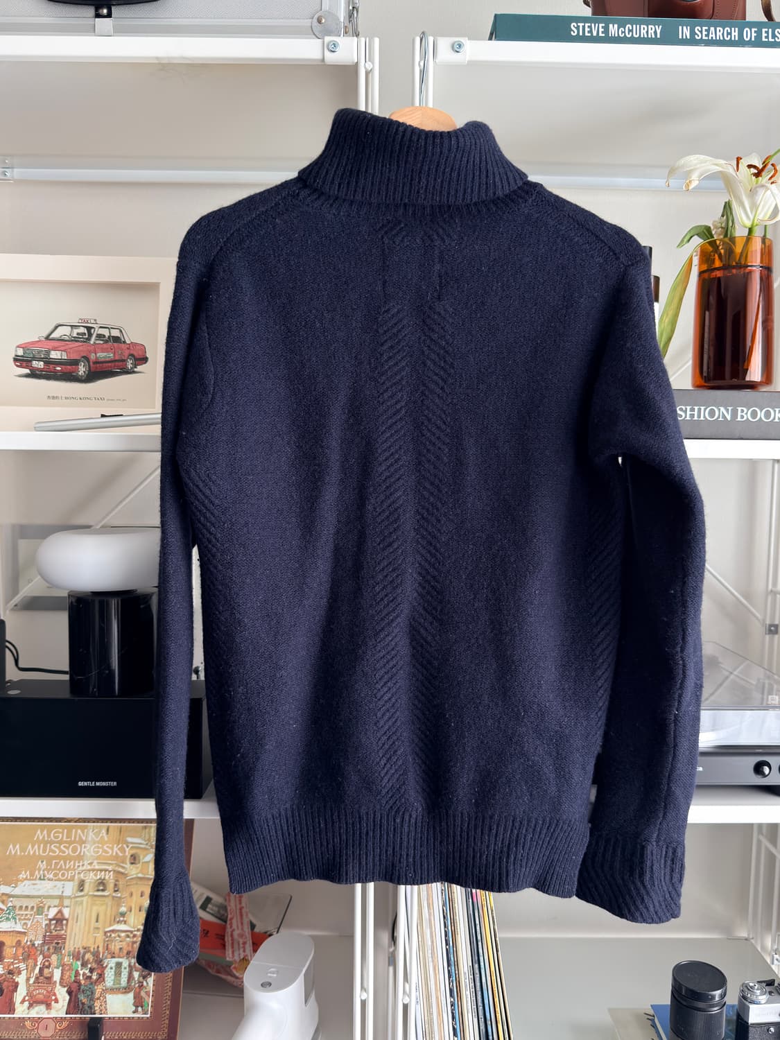 올세인츠 터틀넥 울 니트 (네이비 / 램스울 100%) 상품이미지4