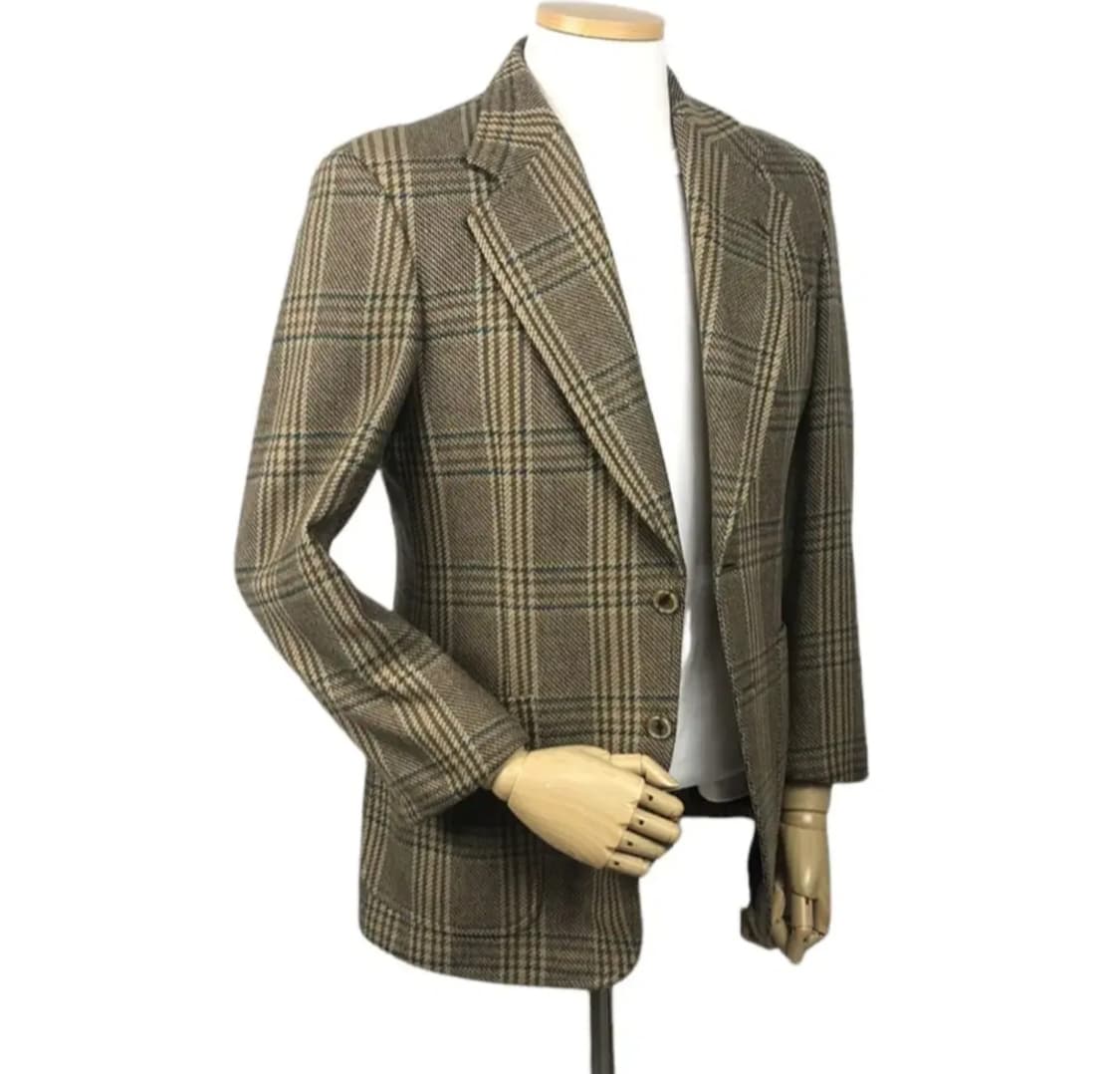 (m) 90s 버버리 블레이저자켓 burberry 버버리빈티지 체크자켓 상품이미지3