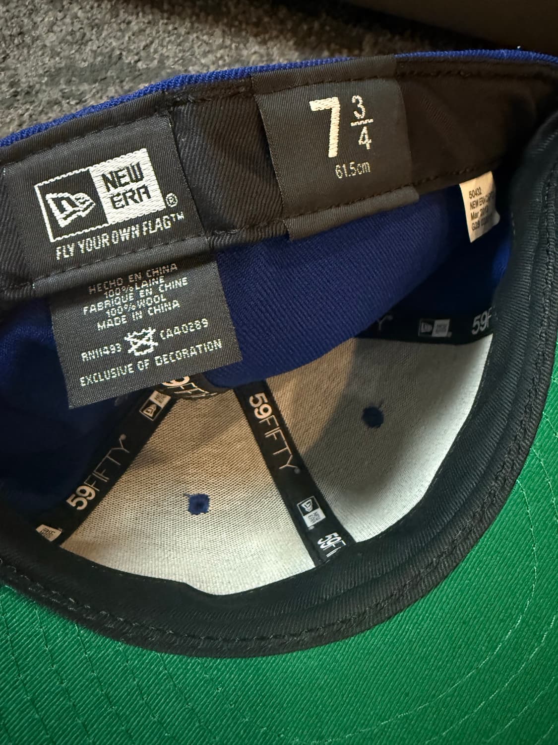 HUF 허프 뉴에라 피티드 햇 스냅백 7 3/4 상품이미지3