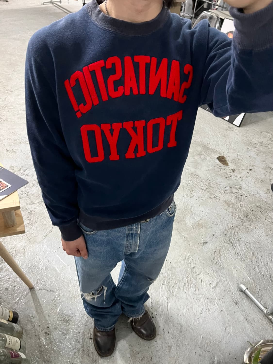 Santastic! logo fade sweat 상품이미지4