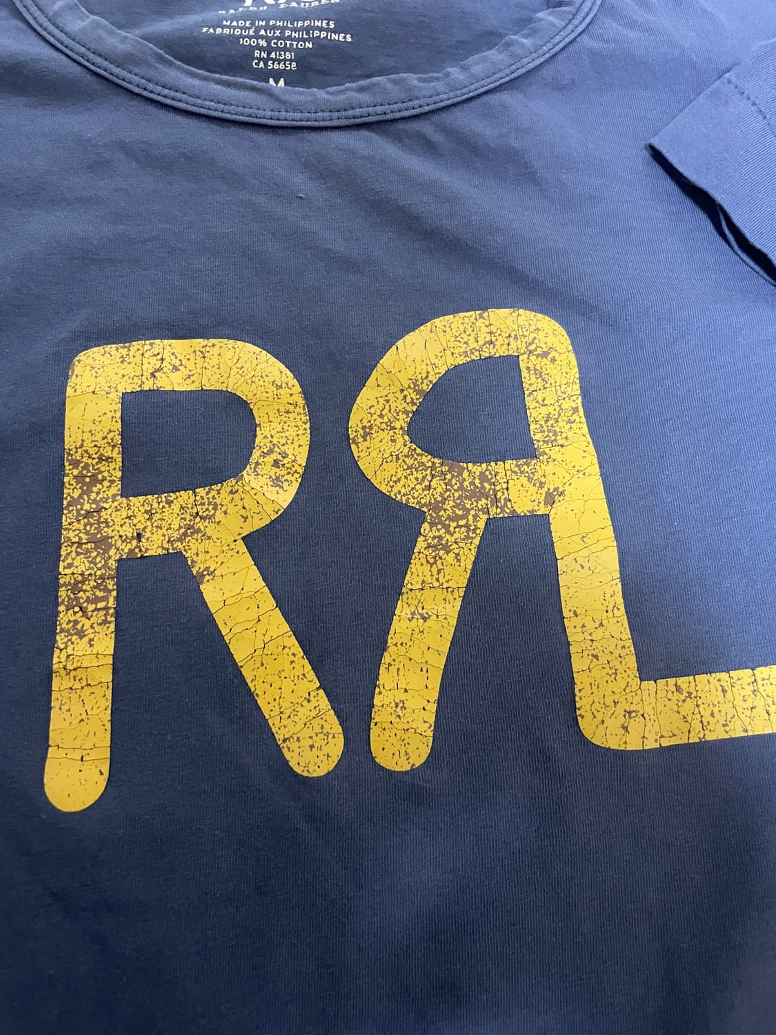 [M] rrl 로고 저지 반팔 티셔츠 상품이미지3