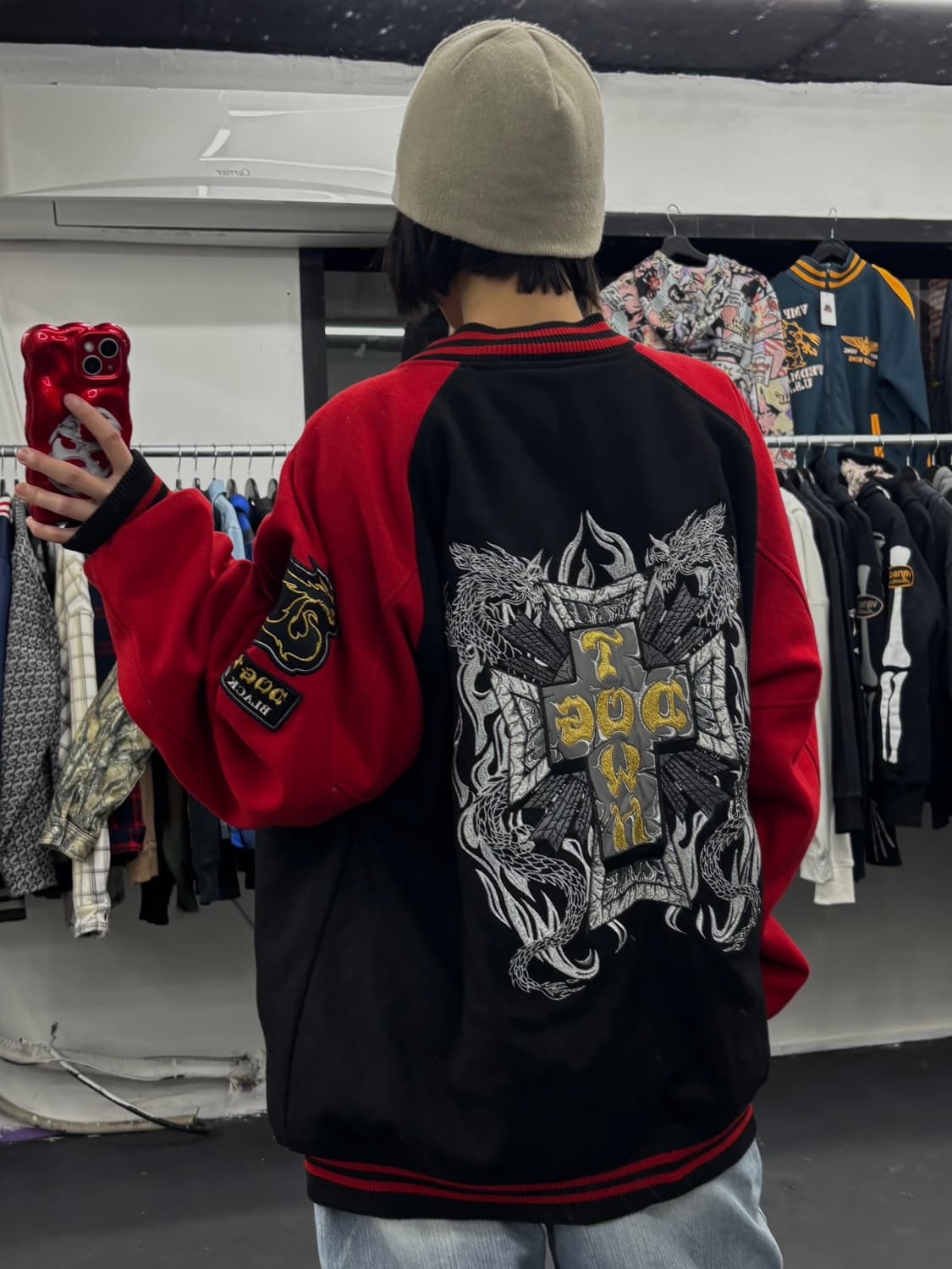 도그타운 블랙드래곤 오리엔탈 바시티 상품이미지5