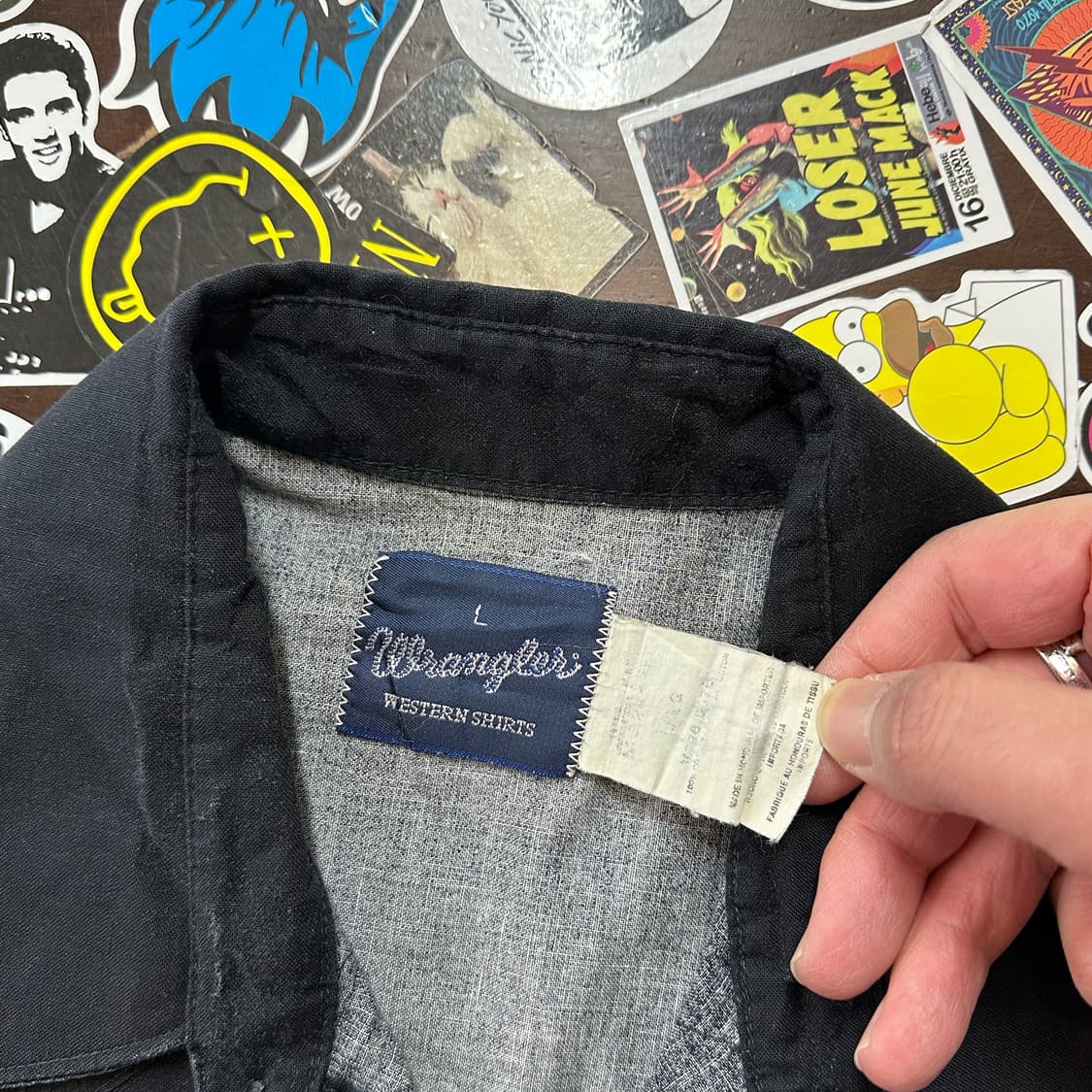 90s 랭글러 플레임 불스 웨스턴 셔츠 L 상품이미지8