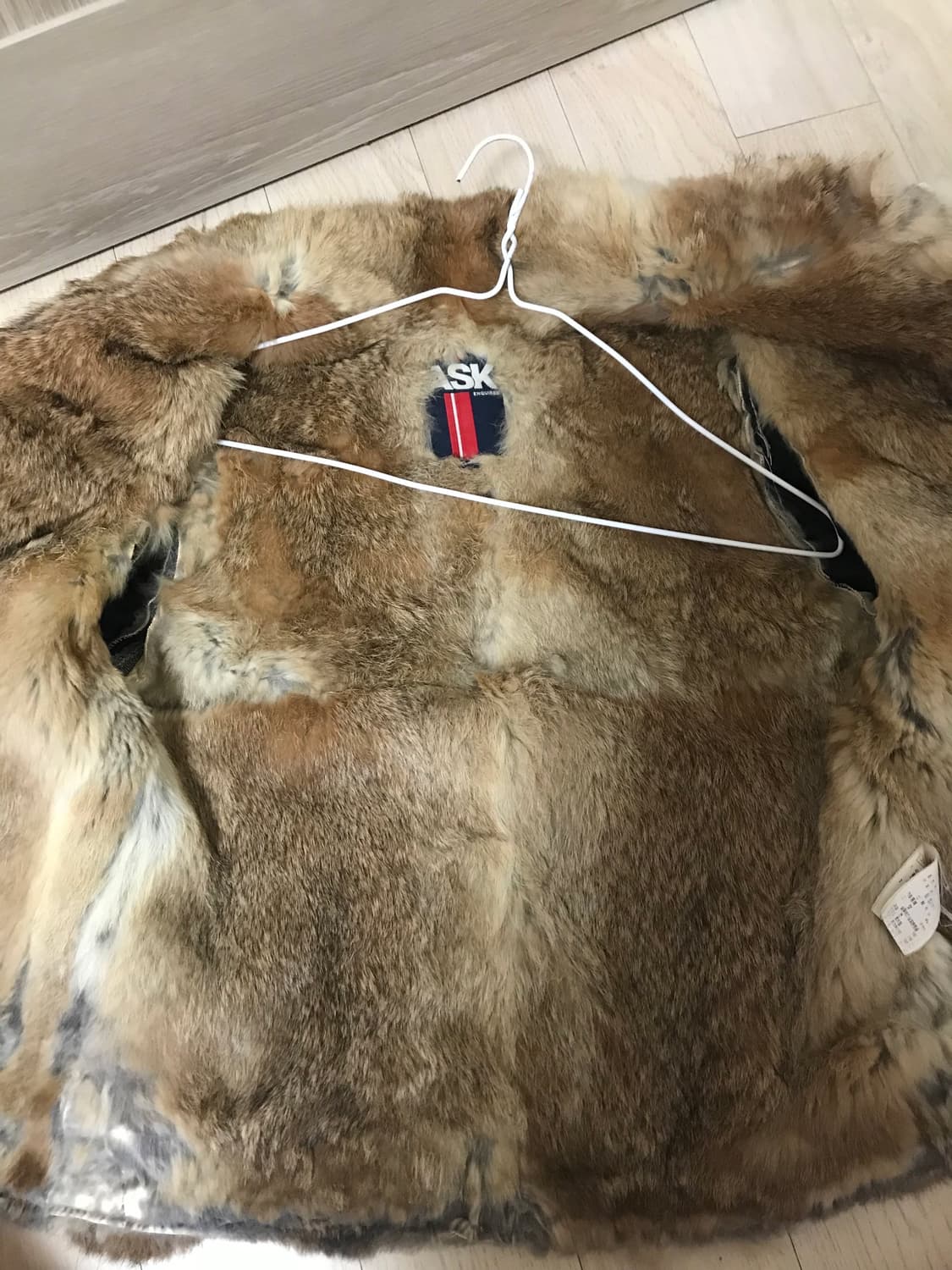 Ask 데님 퍼자켓 상품이미지4