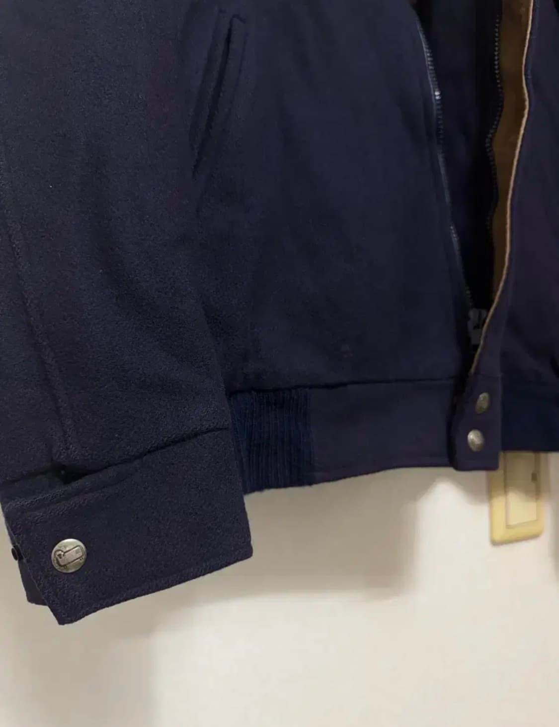울리치 woolrich 스웨이드 트림 퓨어 울자켓 M 상품이미지6