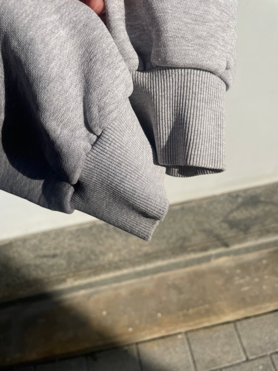 Pelle Pelle big logo grey hoodie 상품이미지8