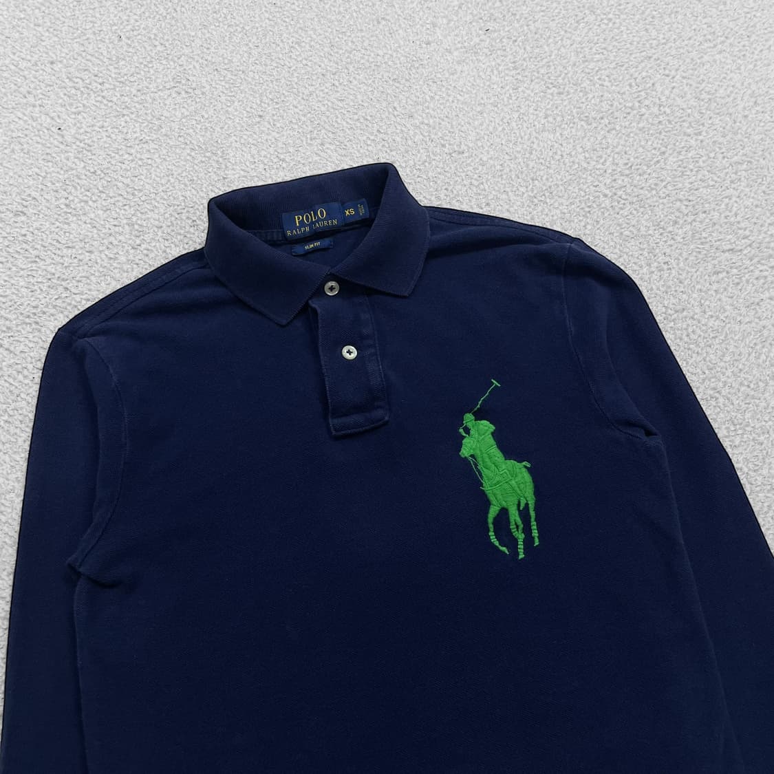 폴로 랄프로렌 빅 포니 카라 롱슬리브 네이비 상품이미지3